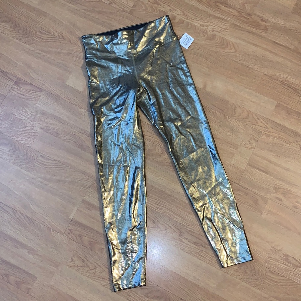 Heroine Sport Gold Leggings: Medium